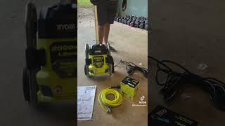 Unboxing The Ryobi 2000 PSI Electric Pressure Washer [upl. by Leora]