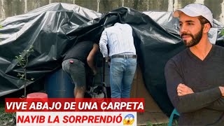 Nayib Bukele acaba de SORPRENDER a una Salvadoreña que vivía en la calle bajo una CARPETA 😱 [upl. by Brown]