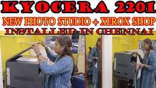 LOW PRICE XEROX MACHINE  INSTALLED IN POONTHAMMLEE  KYOCERA 2201 PHOTO STUDIO amp XEROX MACHINE [upl. by Paske]