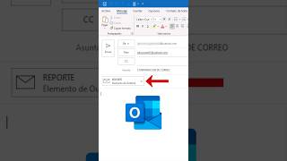 Cómo Adjuntar un Correo DENTRO de Otro Correo en Outlook shorts tutorial outlook [upl. by Concettina]