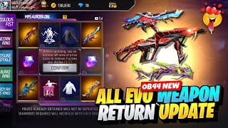 All Evo Gun Return Event Free Fire  New Event Free Fire Bangladesh Server  Free Fire New Event [upl. by Nodla740]