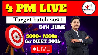 Physics l 4 PM Live l 5000 MCQs for NEET 2024 I Year long series  PCB l Amar Sir [upl. by Ahsek]