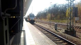 Ausfahrt Eines Stadler Kiss Aus Dem Bahnhof Jüterbog Nach Rathenow [upl. by Shelba]