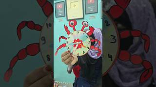 Paper Crab Watch Craft ideas Crab  Paper Watch Craft ideas youtubeshorts shortsfeed viralshort [upl. by Etan]