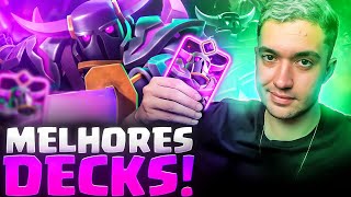 TESTEI OS MELHORES DECKS COM A PEKKA EVOLUÍDA [upl. by Golda454]