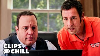 Adam Sandler Meets President Kevin James  Pixels [upl. by Reginnej]