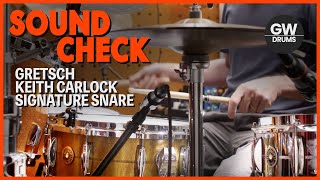 Keith Carlock Gretsch Signature Snare  Vol10 05 [upl. by Airemaj127]