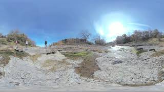 Devonian Fossil Gorge Overlapping Slabs 360° View  Iowa Land and Sky [upl. by Ecitnerp]