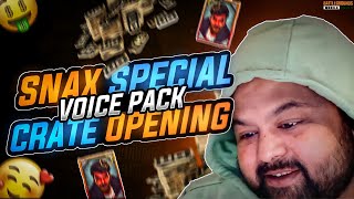 Snax Special voice pack Create opening  Vibe with Goldy [upl. by Ronyar]