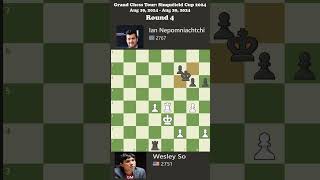 Wesley So vs Ian Nepomniachtchi  Grand Chess Tour  Sinquefield Cup 2024  Round 4 chess [upl. by Olympium]