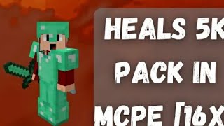 MCPE PvP Pack  Heals 5K 16x showcase  download [upl. by Jacobo923]