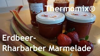 Thermomix® ErdbeerRhabarberMarmelade [upl. by Helenka]