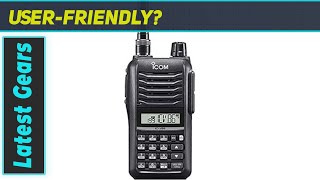 Icom ICV86 VHF 2M FM Portable HT Handheld Amateur Radio Overview [upl. by Neehsar]