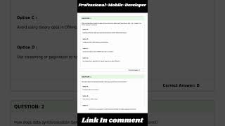 ProfessionalMobileDeveloper Exam Questions  Professional Mobile Developer OutSystems 11 [upl. by Ived]