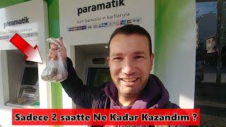 BANKAMATİKTE UNUTULAN BOZUK PARALARI TOPLADIM BAKIN NE KADAR KAZANDIM  2 saatte [upl. by Intirb]