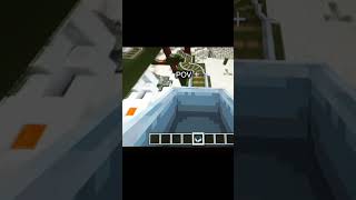 Desert Dash minecraft Rollercoaster pov By GeraldTheGiraffeGames minecraft shorts cool [upl. by Nahgam]