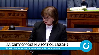 Majority oppose NI abortion lessons [upl. by Lyrej]