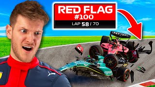 How Many Red Flags Can You Get In A Race On The F1 23 Game [upl. by Ainnek]