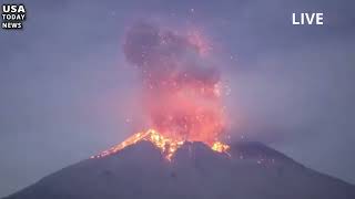 Horrible todayWhen the Sakurajima volcano erupted released smoke as high as 1500 meters into Japan [upl. by Kassaraba]