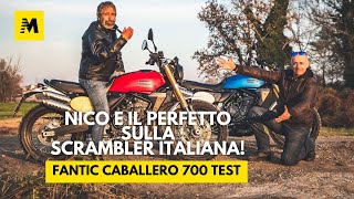 Nico Cereghini e il Perfetto provano le Fantic Caballero 700 SPECIAL TEST su strada e fuori [upl. by Carmelia]