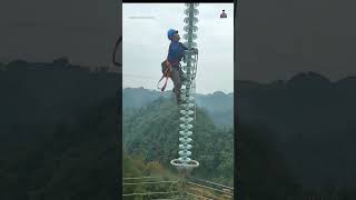 High Power Electric Pole ytshorts by Indian Recona shorts viralvideo reels [upl. by Eiggam301]