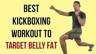 30Minute Kickboxing Workout to Target Stubborn Belly Fat [upl. by Adham]