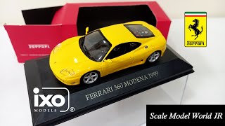 Unboxing IXO Models 143 Ferrari 360 Modena 1999  Diecast Model Car [upl. by Amersham]