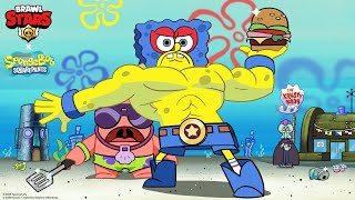 Brawl Stars  Spongebob Squarepants  TrioShowdown  AndroidGame 2018  9 [upl. by Nawuq]