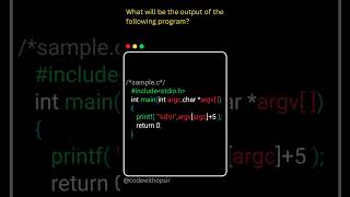 C Language  What is the output shorts [upl. by Nairbal]