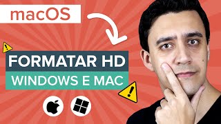 Como Formatar HD Para Mac e Windows via MacOS [upl. by Wager]