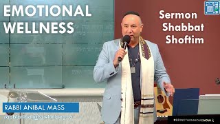 Emotional Wellness  Sermon Shabbat Shoftim 5784  Rabbi Anibal Mass [upl. by Lysander]