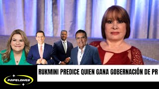 RUKMINI PREDICE QUIEN GANARA LA GOBERNACION EN PUERTO RICO [upl. by Eerot]