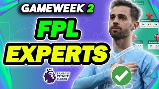 8 PLAYERS FPL EXPERTS ARE BUYING IN GAMEWEEK 2 👀 Fantasy Premier League 202425 [upl. by Nets55]