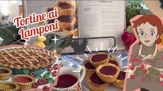 ✨👒🍓CROSTATINE AI LAMPONI di Anna dai capelli rossi👩🏻‍🦰🍓Ricette da Avonlea👒✨ [upl. by Foster614]