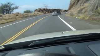 Lahaina Drive on Maui with Hawaiian music [upl. by Semyaj159]