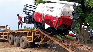 New Yanmar Harvester unloading video [upl. by Bouton]