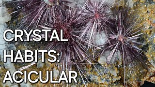 CRYSTAL HABITS ACICULAR 👩‍🏫 [upl. by Anavi]