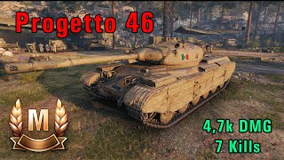 World of Tanks  Progetto 46  Ace Tanker  Mines [upl. by Ahsekam649]