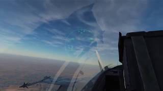 DCS FA18C Hornet  Initial JHMCS Tests [upl. by Hube]