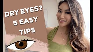 How To Treat Dry Eyes 5 Easy Ways At Home [upl. by Anaila]