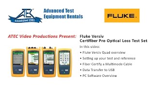 How to Use the Fluke Certifiber Pro Optical Loss Test Set [upl. by Eckel764]