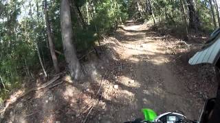 Kawasaki KLX450R hill climb [upl. by Rovaert796]