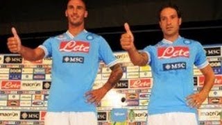 Dimaro TN  Le nuove magliette del Calcio Napoli 180712 [upl. by Seppala609]