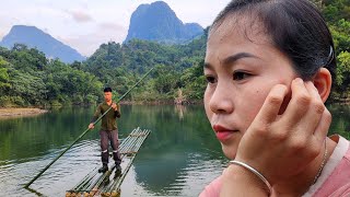 Hung made a bamboo raft to float down the river  Huong waited for Hung to return [upl. by Eseryt929]