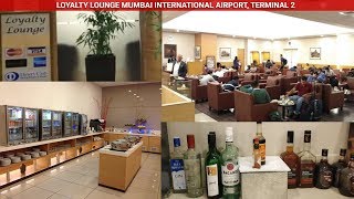 Loyalty Lounge Review  Mumbai Airport T2 [upl. by Nodyroc]