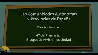 Las Comunidades Autónomas y Provincias de España [upl. by Cathy116]