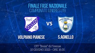 Volpiano PianeseSantAgnello Finale Scudetto Juniores U19 20222023 [upl. by Wiatt]