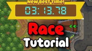 BTD6 Race Tutorial  guide  Darkness Awaits [upl. by Solomon]