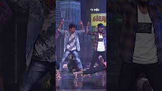 shorts  Energetic Dance Performance for Luckkanna Mate Nillu song dhee danceshow etv [upl. by Bunce]