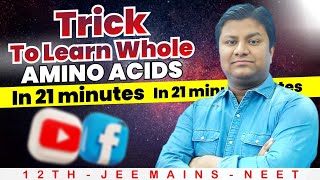 Amino Acid Mastery The Ultimate Trick for Easy Learning [upl. by Nnagrom820]